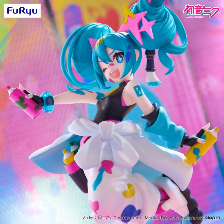 Vocaloid Trio-Try-iT Hatsune Miku (Paint Girl) Figure