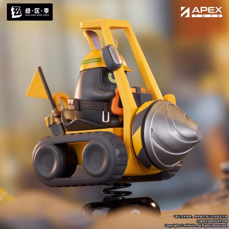 Zenless Zone Zero Happy Shake Safety Bangboo Springy Chibi Figure