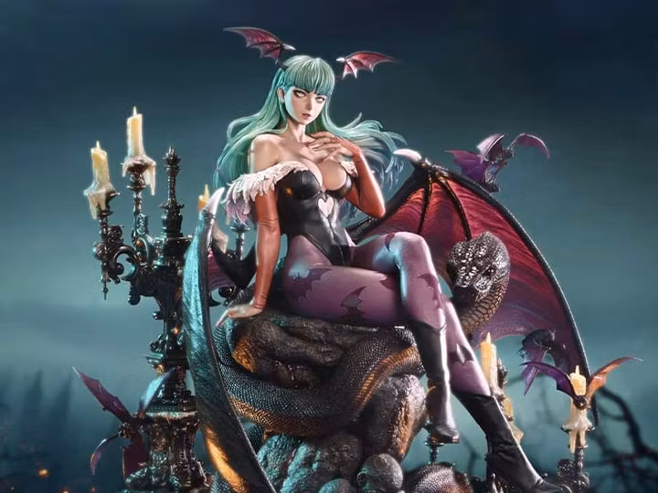 Darkstalkers Real Elite Masterline Morrigan 1/4 Scale Limited Edition Statue (With Bonus)