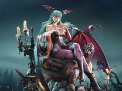 Darkstalkers Real Elite Masterline Morrigan 1/4 Scale Limited Edition Statue (With Bonus)