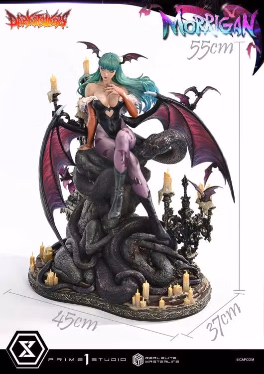 Darkstalkers Real Elite Masterline Morrigan 1/4 Scale Limited Edition Statue (With Bonus)