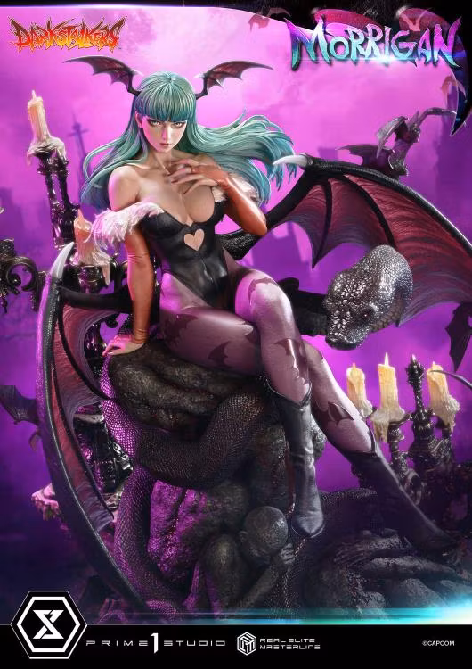 Darkstalkers Real Elite Masterline Morrigan 1/4 Scale Limited Edition Statue (With Bonus)