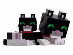 Minecraft Tuxedo Cat Vinyl Figure