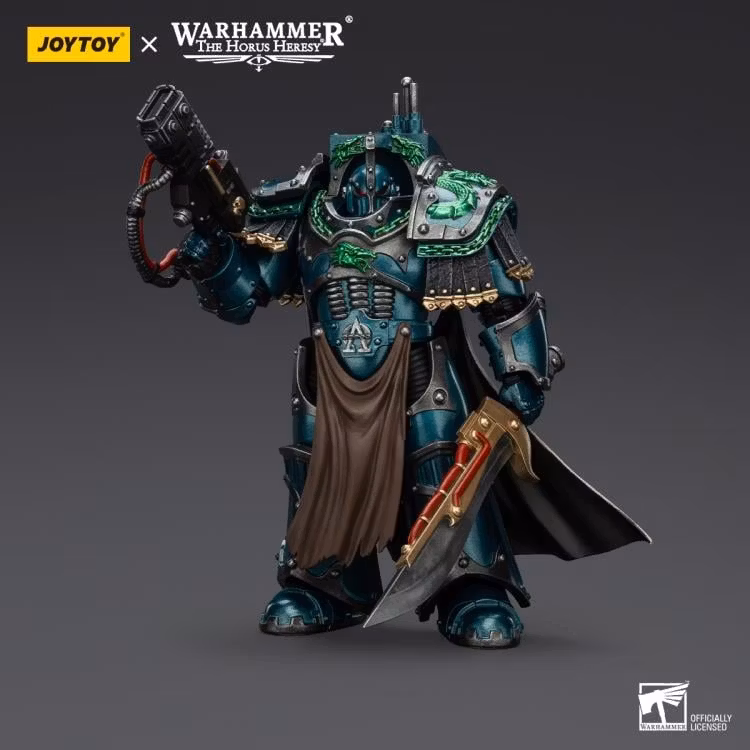 Warhammer: The Horus Heresy Alpha Legion Legion Praetor in Cataphractii Terminator Armor 1/18 Scale Action Figure