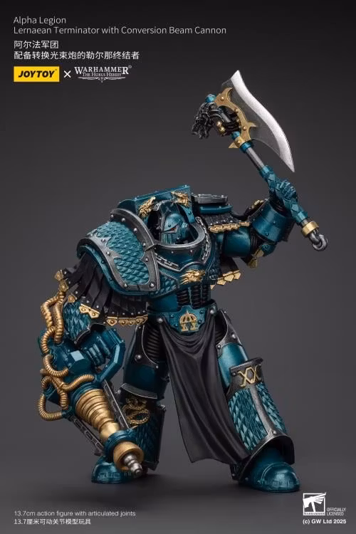 Warhammer: The Horus Heresy Alpha Legion Lernaean Terminator with Conversion Beam Cannon 1/18 Scale Action Figurele Action Figure