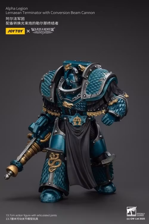 Warhammer: The Horus Heresy Alpha Legion Lernaean Terminator with Conversion Beam Cannon 1/18 Scale Action Figurele Action Figure