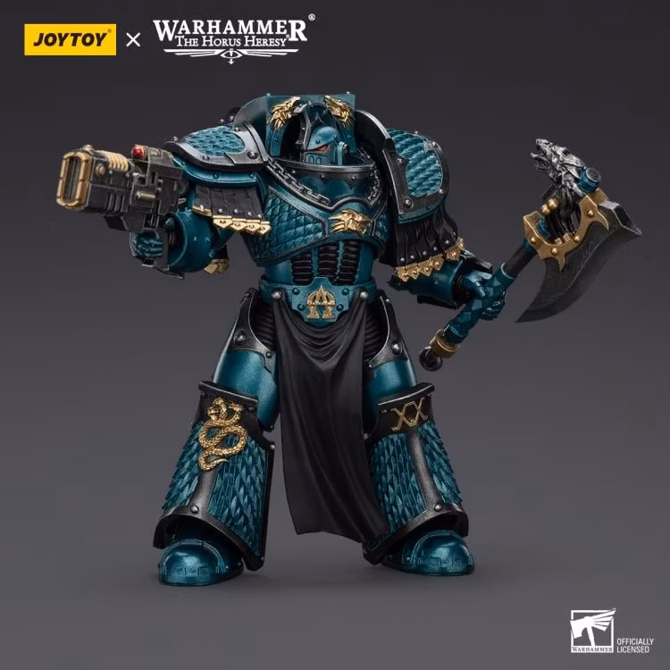Warhammer: The Horus Heresy Alpha Legion Lernaean Terminator with Volkite Charger 1/18 Scale Action Figure