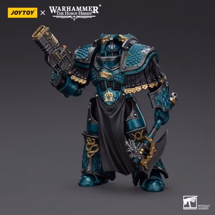 Warhammer: The Horus Heresy Alpha Legion Lernaean Terminator with Volkite Charger 1/18 Scale Action Figure
