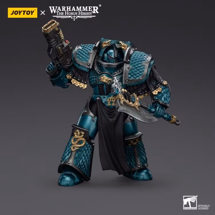 Warhammer: The Horus Heresy Alpha Legion Lernaean Terminator with Volkite Charger 1/18 Scale Action Figure