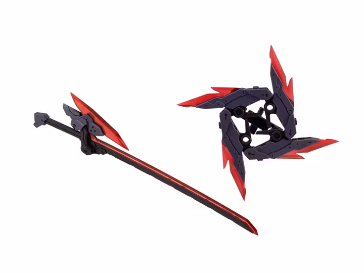 Megami Device M.S.G 07 Accessory Set Ninja Blade Kazakiri Dark Blade