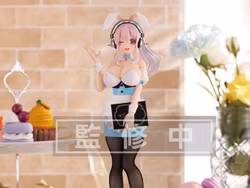 Nitroplus BiCute Bunnies Super Sonico (Waitress Light Blue Color Ver.) Figure