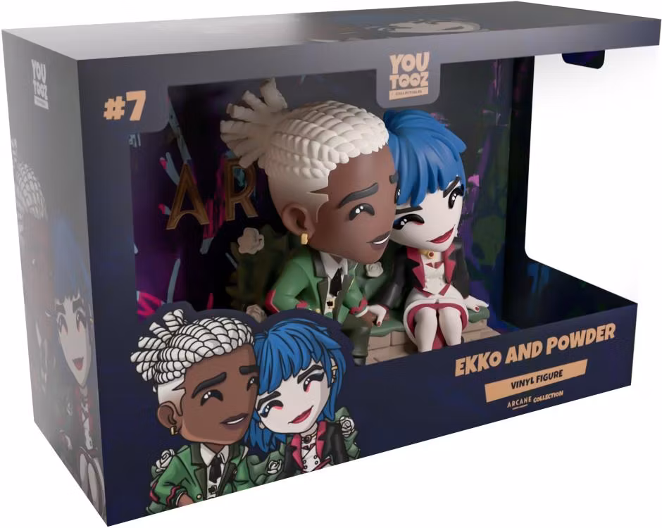 Arcane Ekko and Powder Vinyl Figure