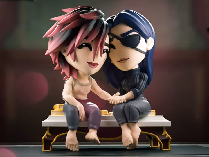 Arcane Vi and Caitlyn Vinyl Figure