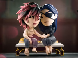 Arcane Vi and Caitlyn Vinyl Figure