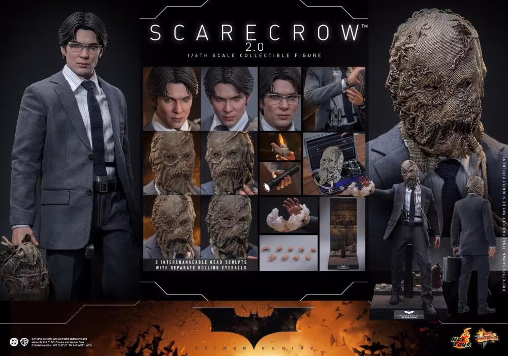 Batman Begins MMS Scarecrow (Ver. 2.0) 1/6th Scale Collectible Figure