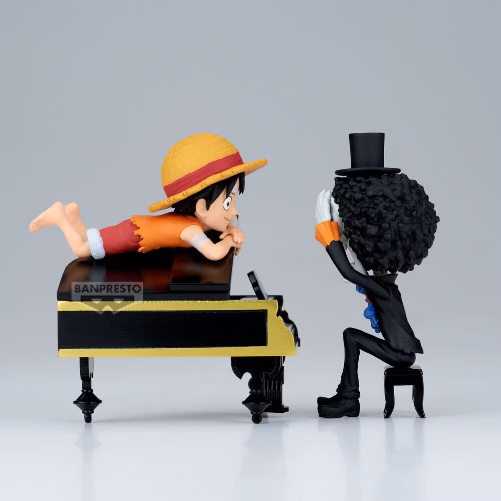One Piece World Collectable Figure Log Stories Luffy & Brook