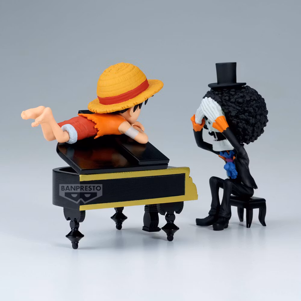 One Piece World Collectable Figure Log Stories Luffy & Brook