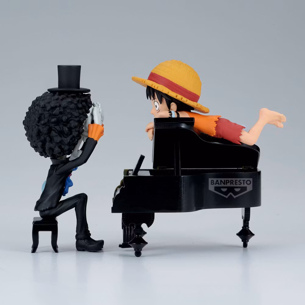 One Piece World Collectable Figure Log Stories Luffy & Brook