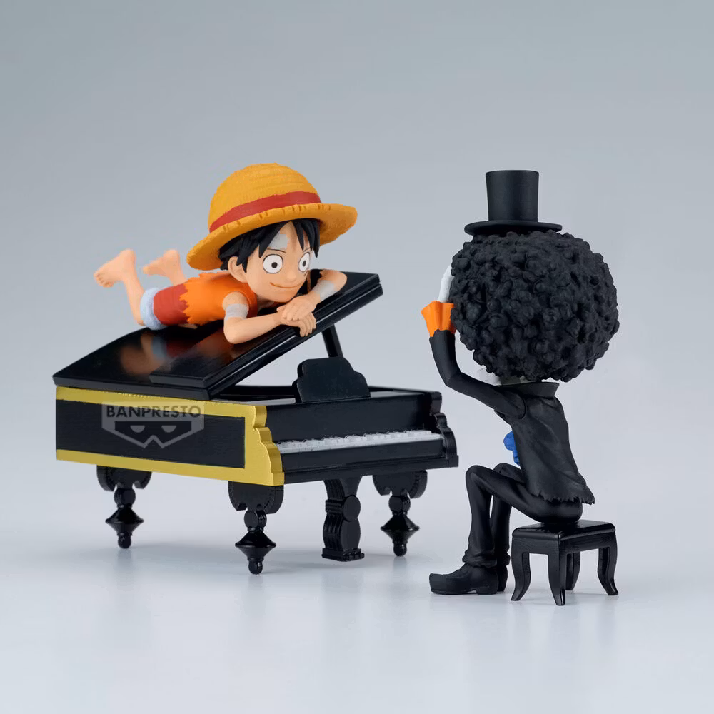One Piece World Collectable Figure Log Stories Luffy & Brook