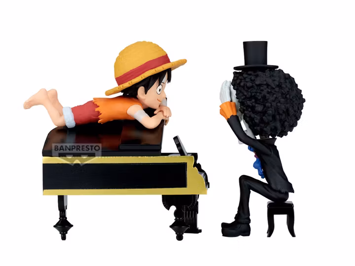 One Piece World Collectable Figure Log Stories Luffy & Brook