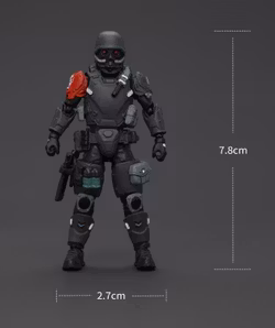 Battle for the Stars Fear XS-01 Night Raid Type Pilot 1/25 Scale Action Figure