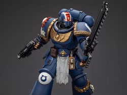 Warhammer 40,000: Space Marine 2 Ultramarines Lieutenant Titus (Collectors Edition) 1/18 Scale Action Figure
