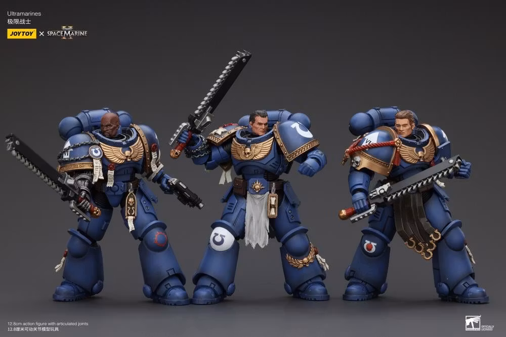 Warhammer 40,000: Space Marine 2 Ultramarines Sergeant Gadriel 1/18 Scale Action Figure