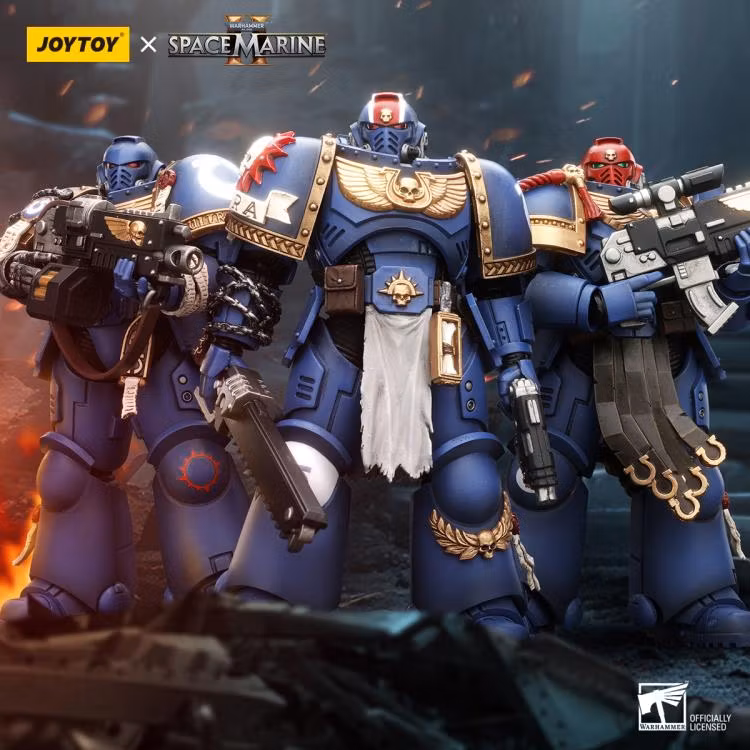 Warhammer 40,000: Space Marine 2 Ultramarines Sergeant Gadriel 1/18 Scale Action Figure