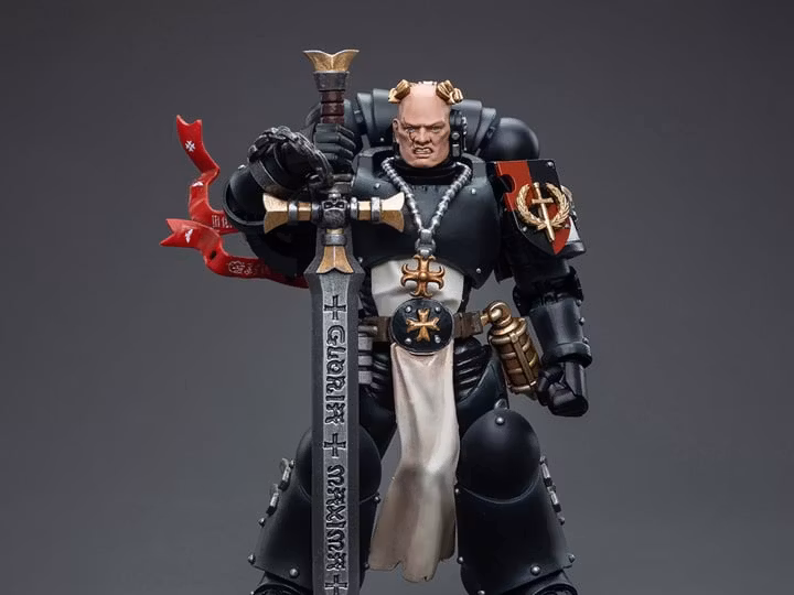 Warhammer 40K Black Templars Emperor's Champion Bayard's Revenge 1/18 Scale Action Figure