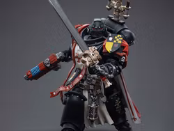 Warhammer 40k Black Templars Sword Brethren Brother Lombast 1/18 Scale Action Figure
