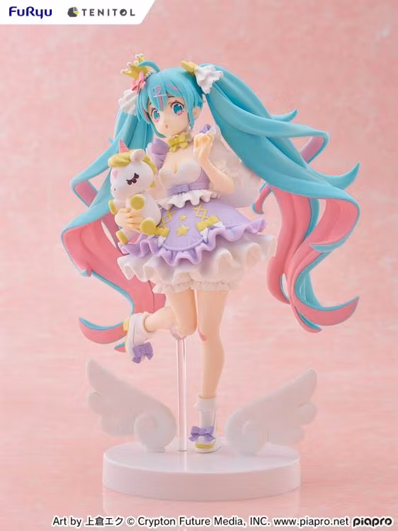 Vocaloid Tenitol Hatsune Miku (Yumekawa Princess Lavender Ver.) Figure