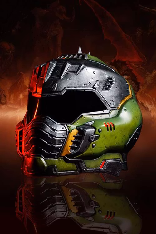 Doom: The Dark Ages Doom Slayer 1/1 Scale Wearable Helmet Bundle
