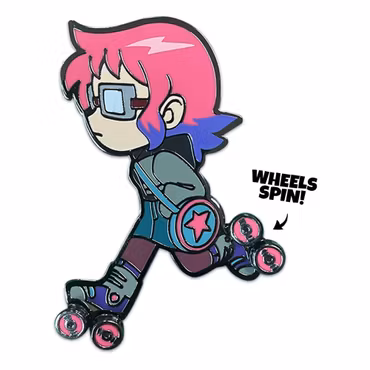 Scott Pilgrim Pin Badge Ramona Skating