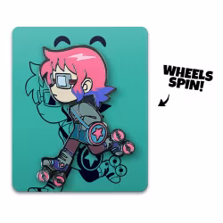 Scott Pilgrim Pin Badge Ramona Skating