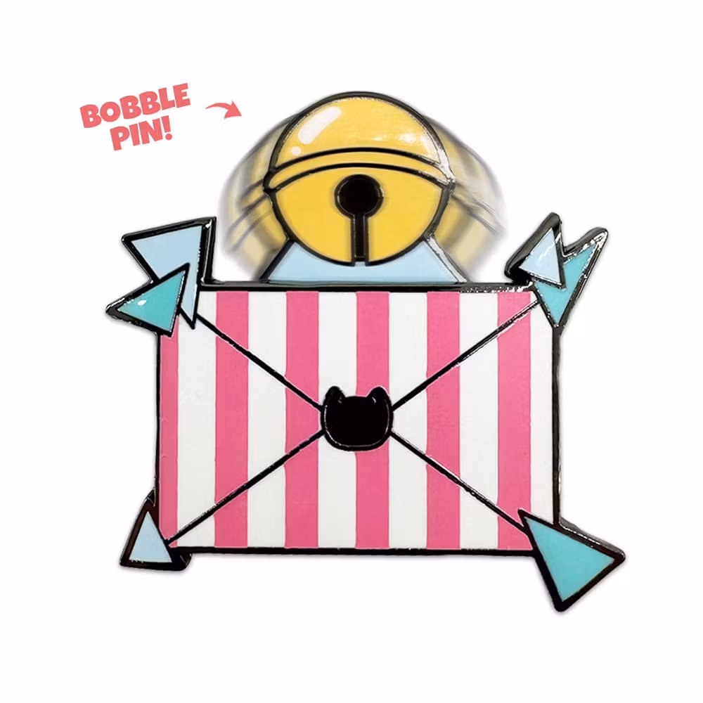 Bee and PuppyCat Bobble Pin Badge Letter