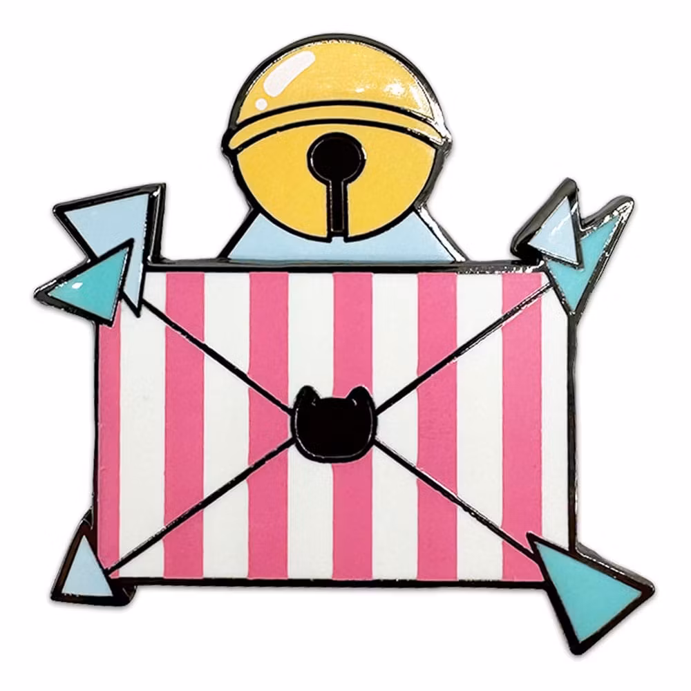 Bee and PuppyCat Bobble Pin Badge Letter