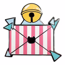 Bee and PuppyCat Bobble Pin Badge Letter