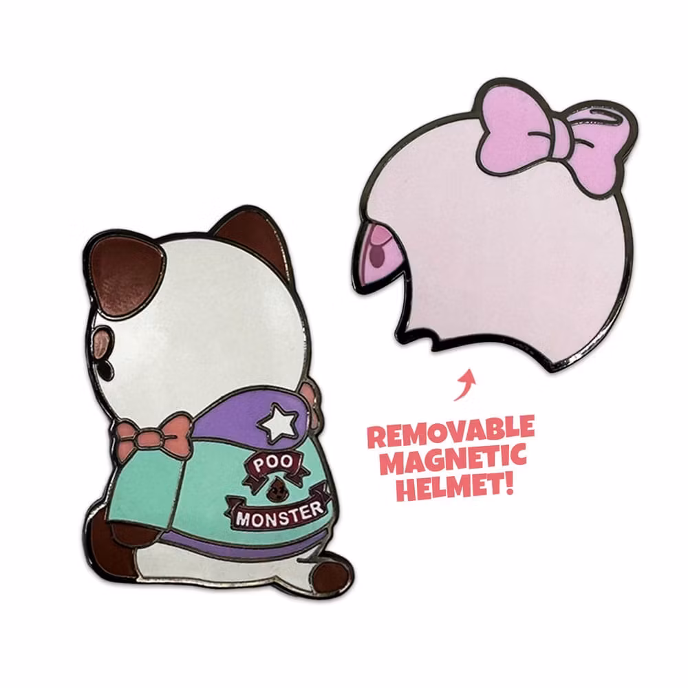 Bee and PuppyCat Magnetic Pin Badge PuppyCat