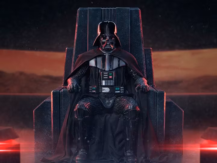 Star Wars: Obi-Wan Kenobi Darth Vader on Throne 1/10 Art Scale Statue