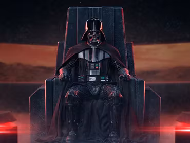 Star Wars: Obi-Wan Kenobi Darth Vader on Throne 1/10 Art Scale Statue
