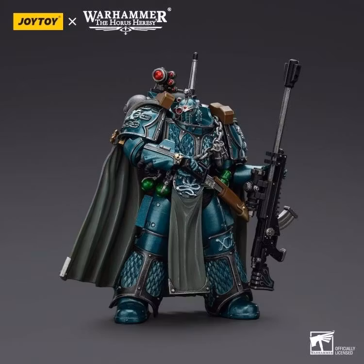 Warhammer: The Horus Heresy Alpha Legion Exodus "The One Who Is Many" with Sniper Rifle and Power Dagger 1/18 Scale Action Figure