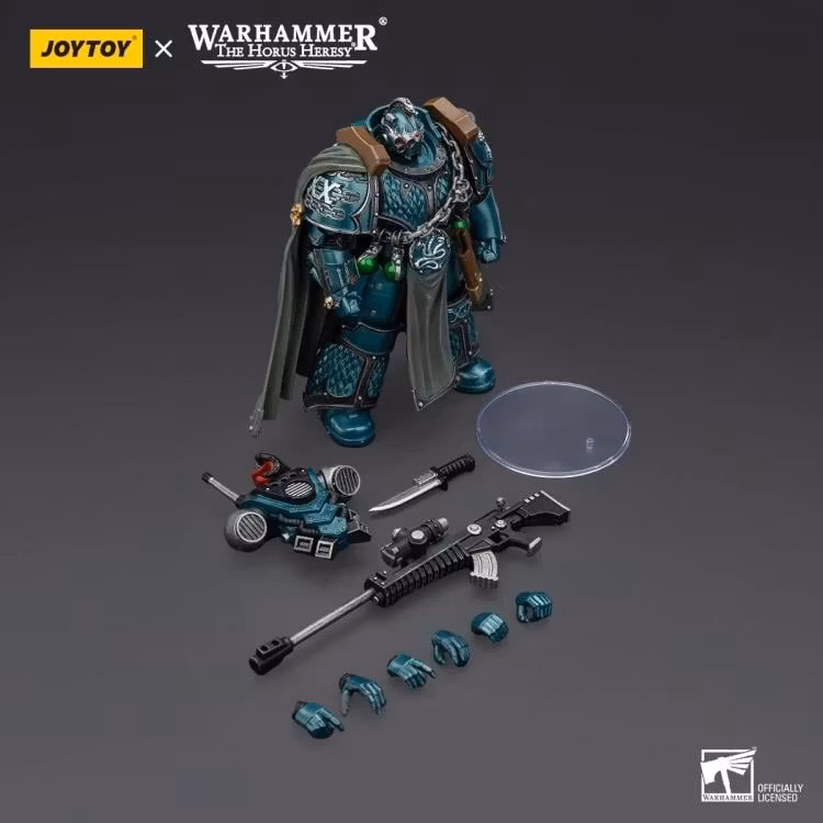 Warhammer: The Horus Heresy Alpha Legion Exodus "The One Who Is Many" with Sniper Rifle and Power Dagger 1/18 Scale Action Figure