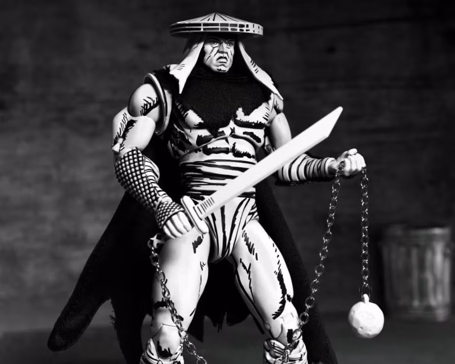 Teenage Mutant Ninja Turtles Foot Elite Assassin (Mirage Comics Black & White Variant) Action Figure