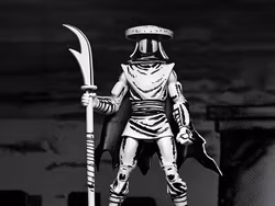 Teenage Mutant Ninja Turtles Elite Guard (Mirage Comics Black & White Variant) Action Figure
