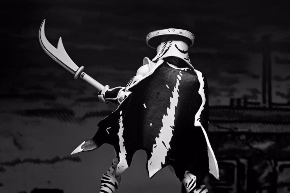 Teenage Mutant Ninja Turtles Elite Guard (Mirage Comics Black & White Variant) Action Figure