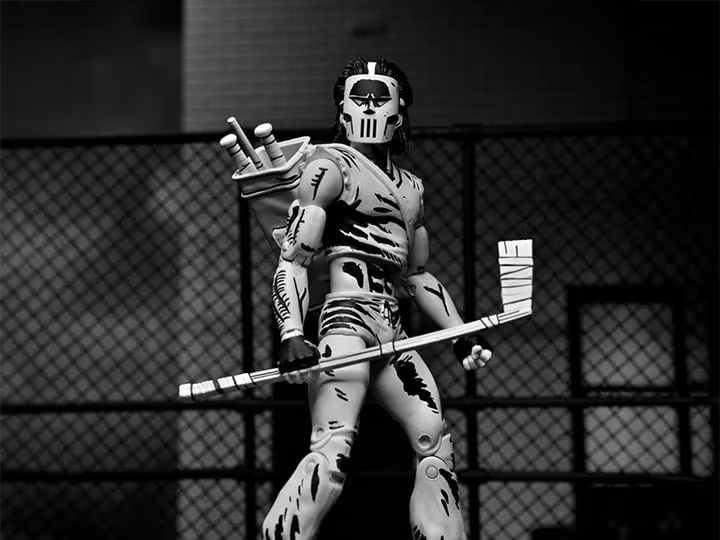 Teenage Mutant Ninja Turtles Casey Jones (Mirage Comics Black & White Variant) Action Figure