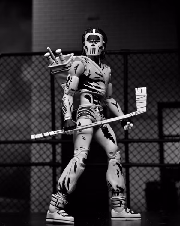 Teenage Mutant Ninja Turtles Casey Jones (Mirage Comics Black & White Variant) Action Figure