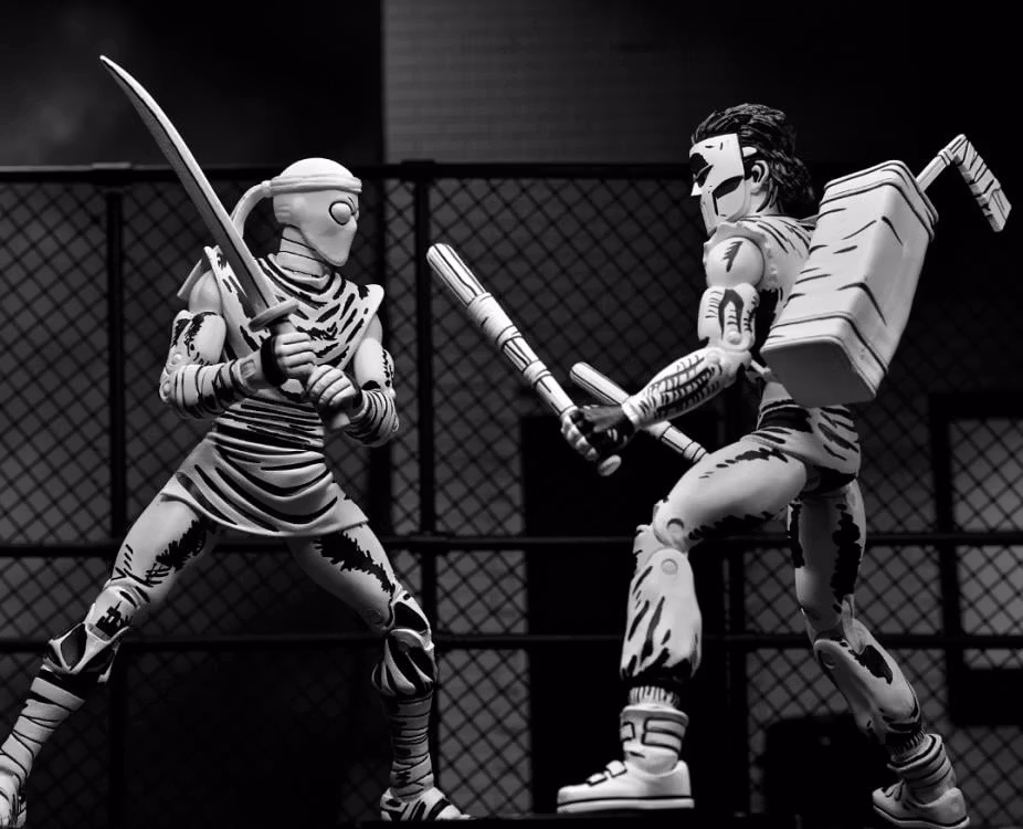 Teenage Mutant Ninja Turtles Casey Jones (Mirage Comics Black & White Variant) Action Figure