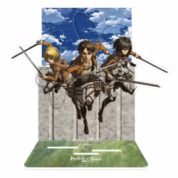 Attack on Titan Acrylic Stand Eren, Mikasa & Armin