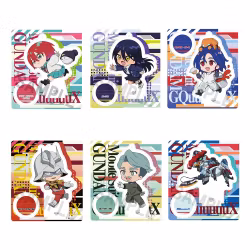 Mobile Suit Gundam GQuuuuuuX TokoToko Acrylic Stand Figure Set
